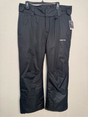 Arctix Womens XL 16-18 Snow Pants Black Insulated Ski Snowboard NWT Style 1800